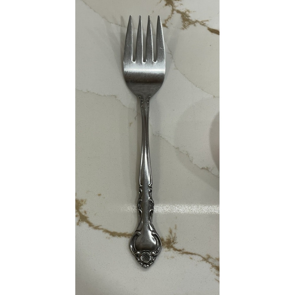 Vintage Oxford Hall Stainless Steel Serving Fork Japan Serveware Large Meat